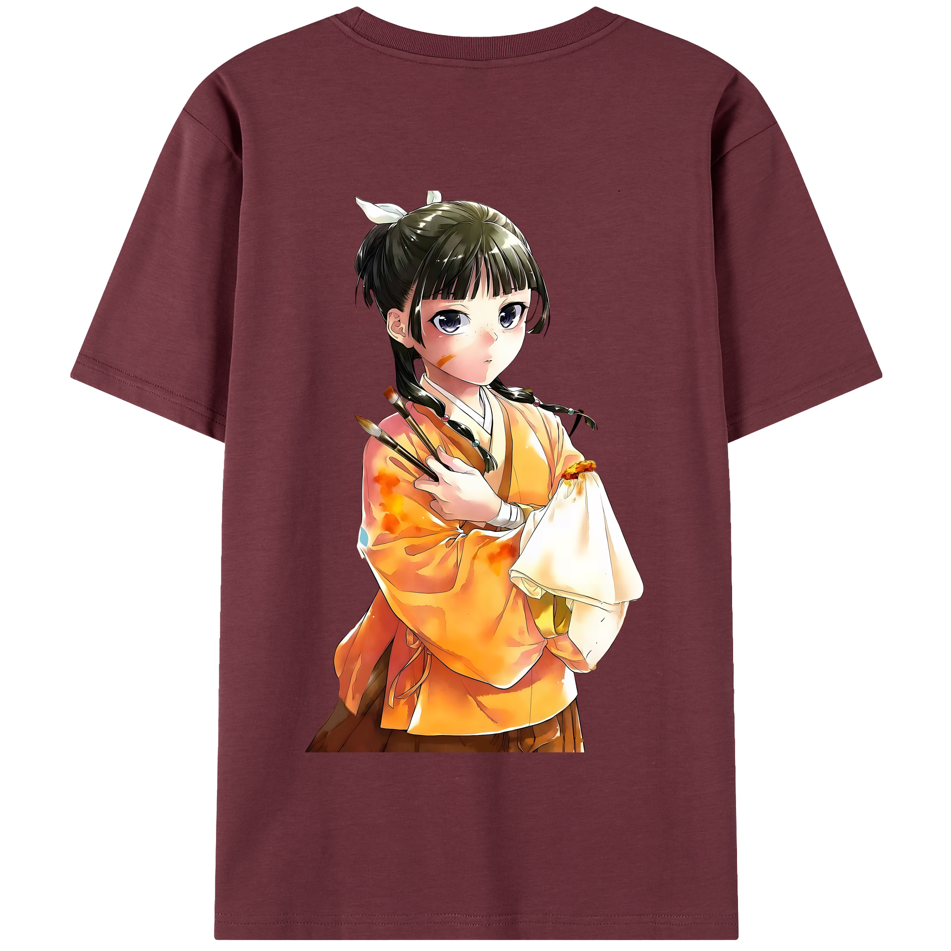 （画像用） 薬屋のひとりごと The Apothecary Diaries 綿100％半袖Tシャツ（背面プリント）